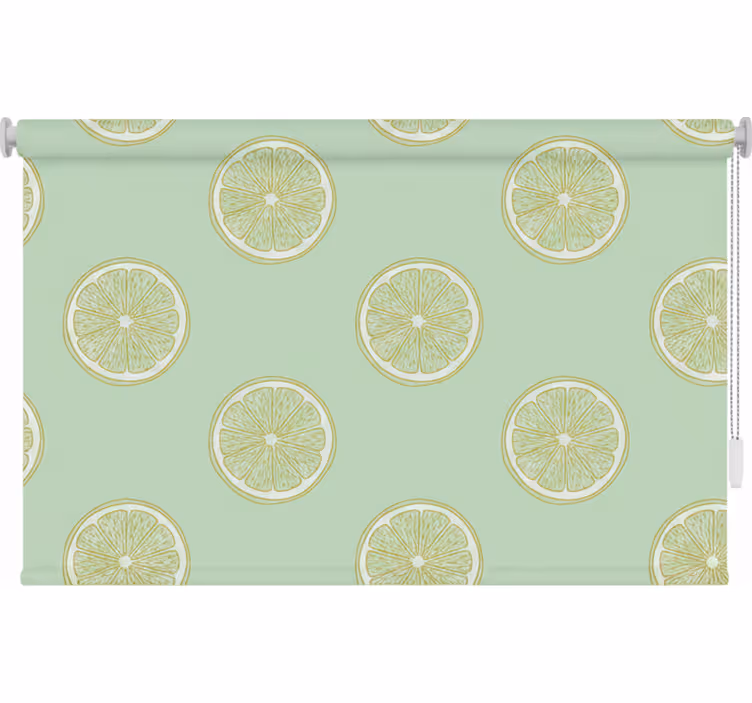 Blind kitchen hand drawn lemon fridge art - TenStickers