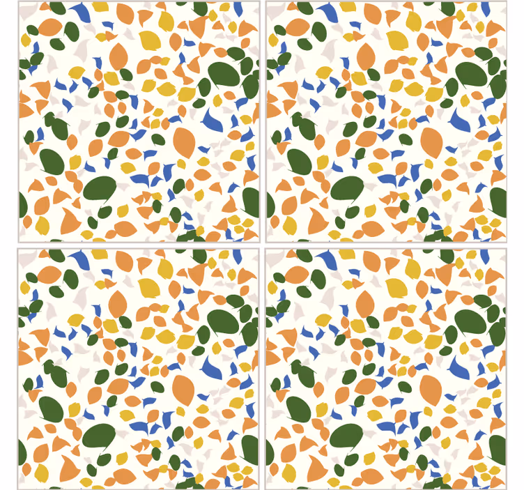 Blind kitchen terrazzo tiles - TenStickers
