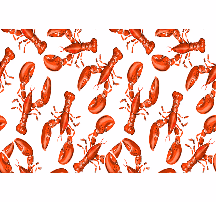 Red blind like a red lobster - TenStickers