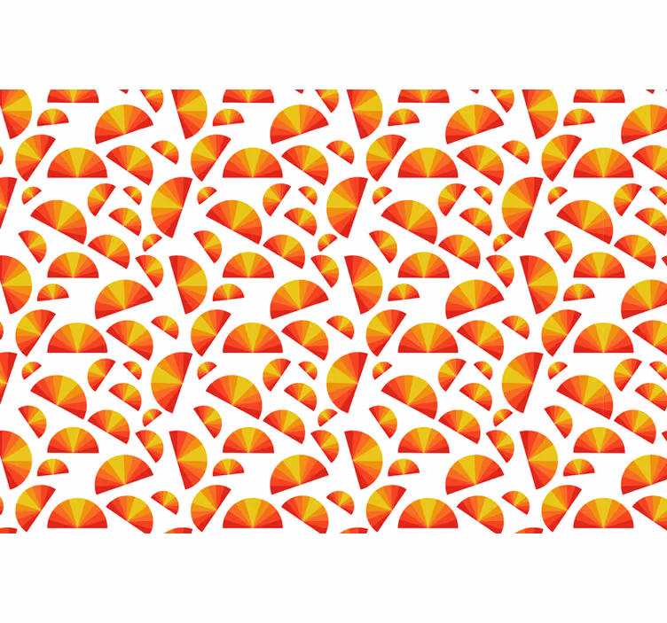 Red blind vintage sunset design - TenStickers