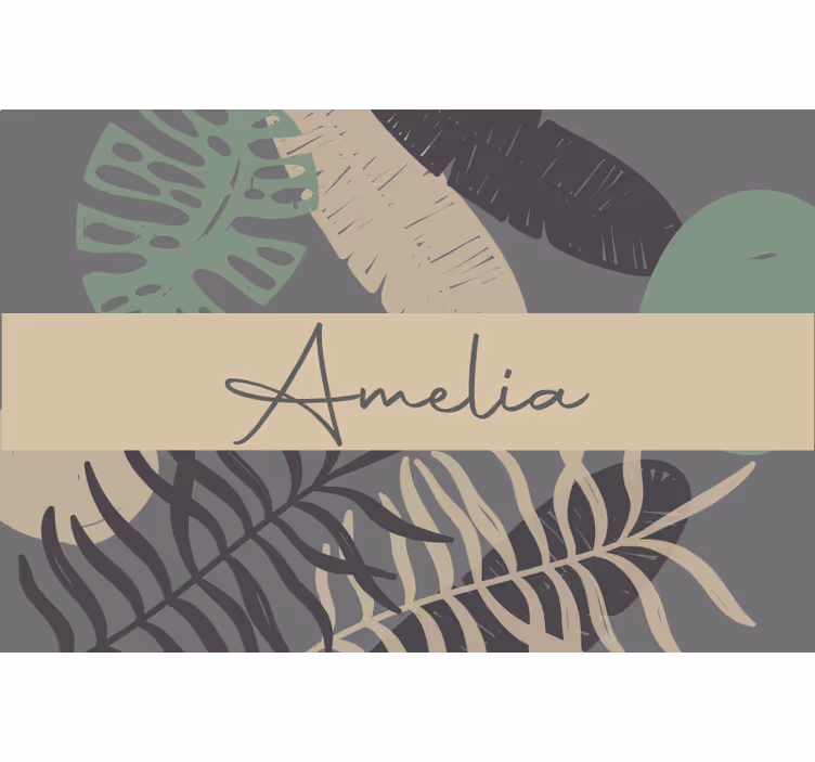 Blind beige bohemian style jungle - TenStickers