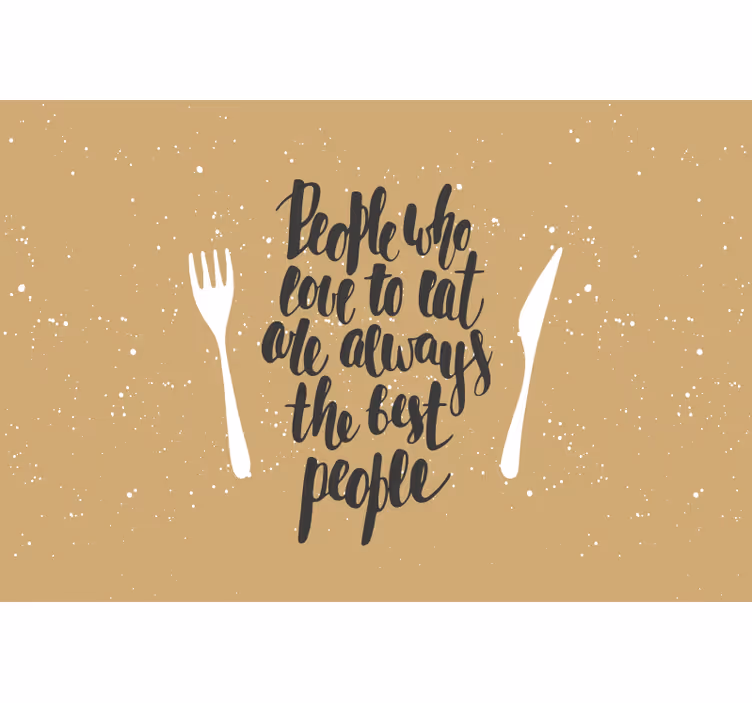 Blind beige food lovers are the best - TenStickers