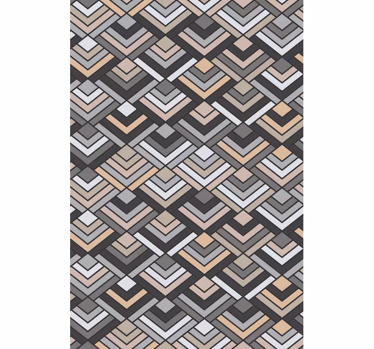 Outdoor blind with abstract picasso-style design - TenStickers