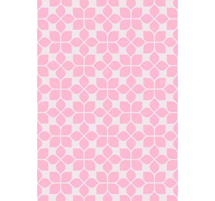 Outdoor blind with a unique pink pattern - TenStickers