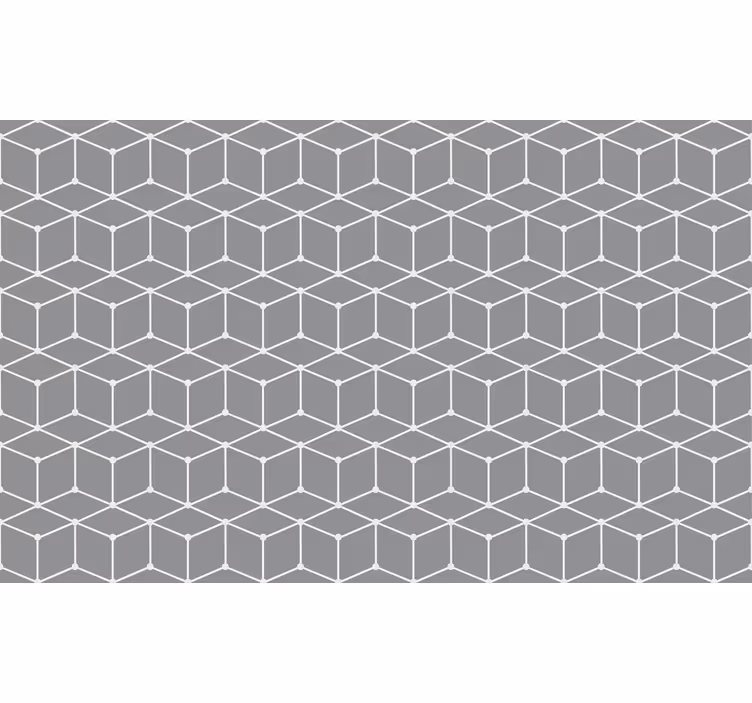 Outdoor blind with white cubes on grey background - TenStickers