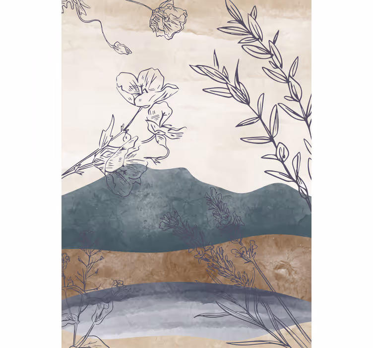 Blind office nature inspired design - TenStickers