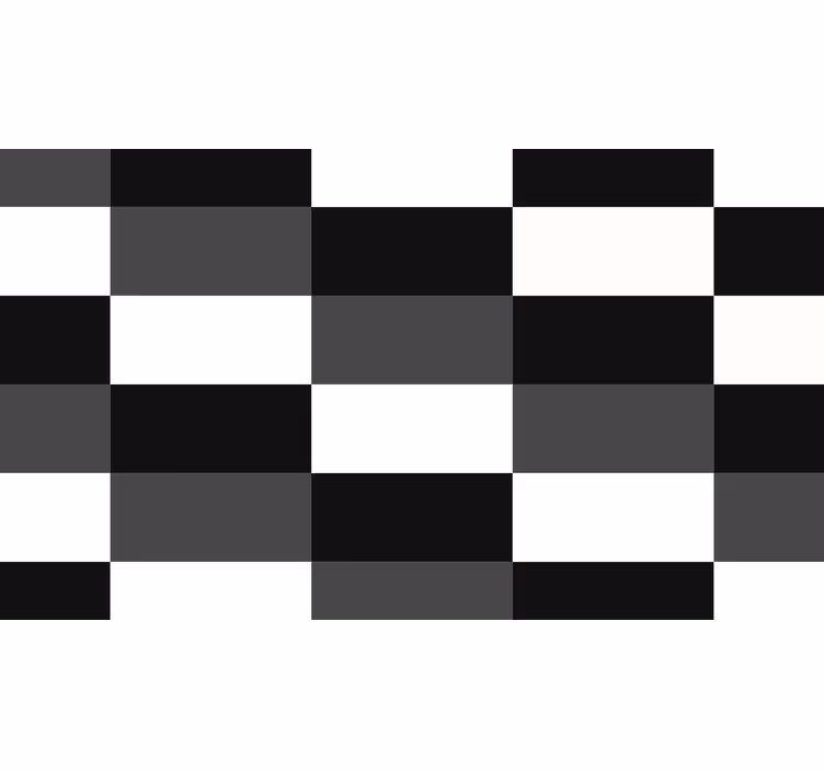 Blind office white gray and black rectangles - TenStickers