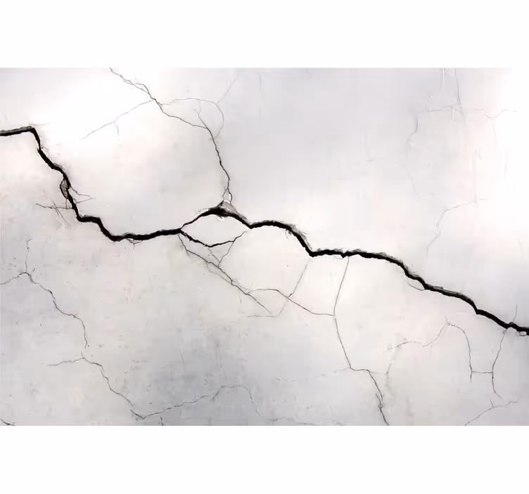 Blind office stylish grey cracked background - TenStickers