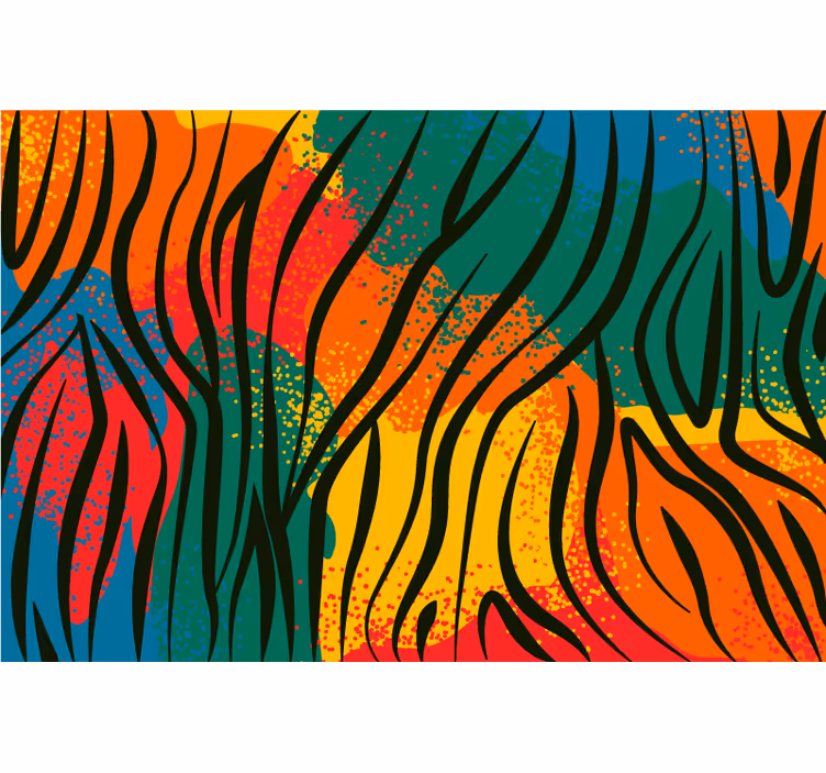 Blind bedroom african animal print - TenStickers