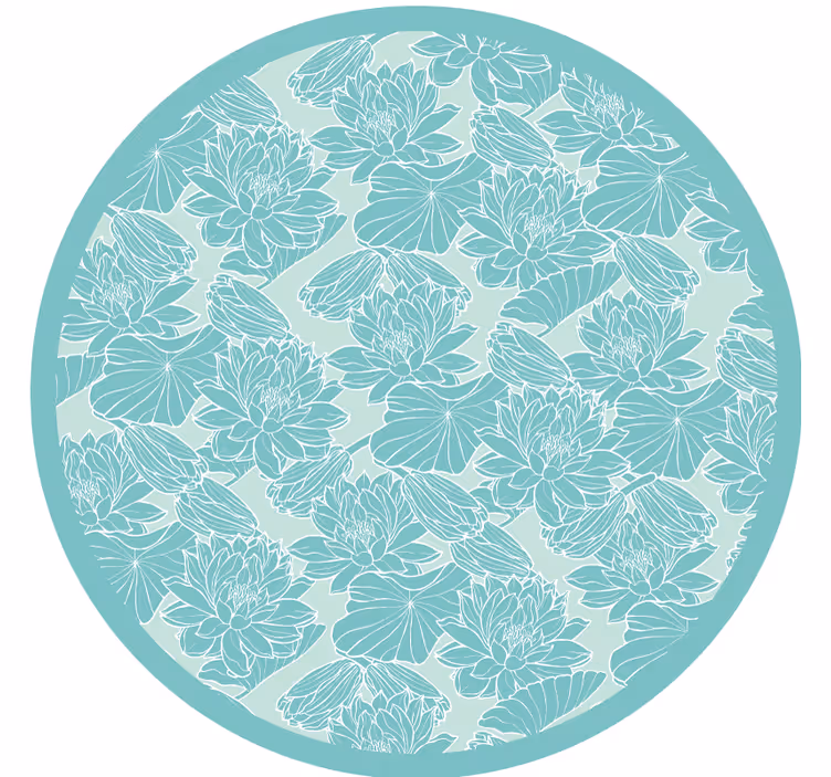 Blind bedroom lotus design - TenStickers