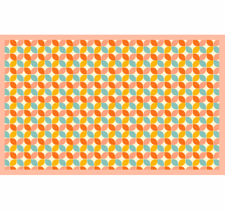 Blind bedroom multicolored squares - TenStickers