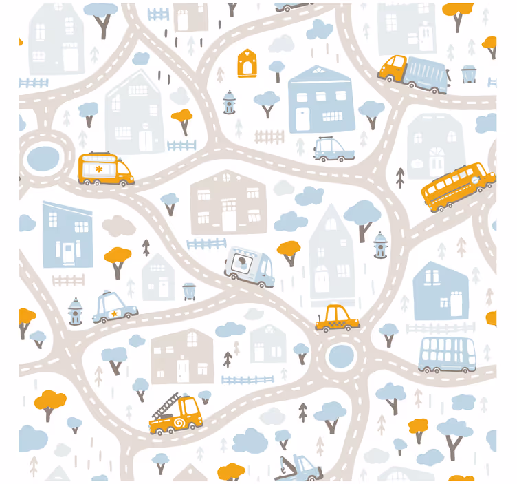 Blind children doodle road map for exploration - TenStickers