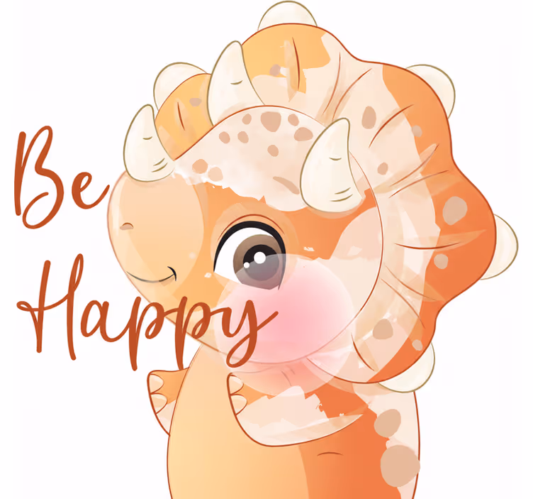 Blind children nordic dinosaur joyfully playful - TenStickers