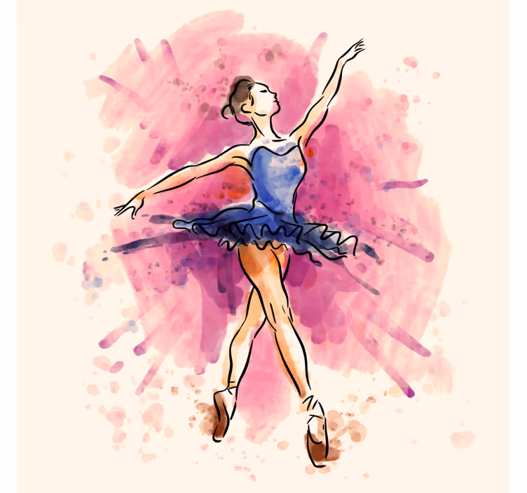 Blind children lilac dress ballerinas - TenStickers