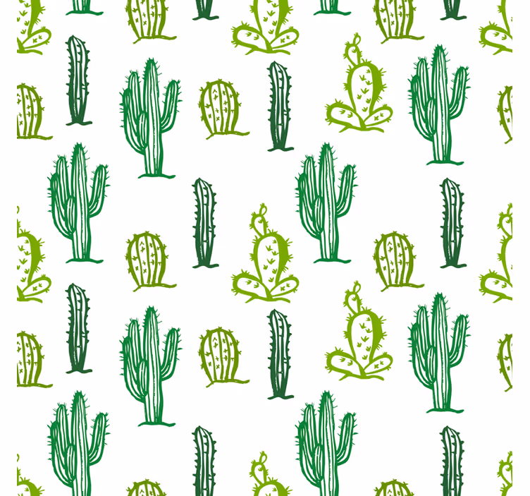 Blind teens cactus pattern furniture - TenStickers