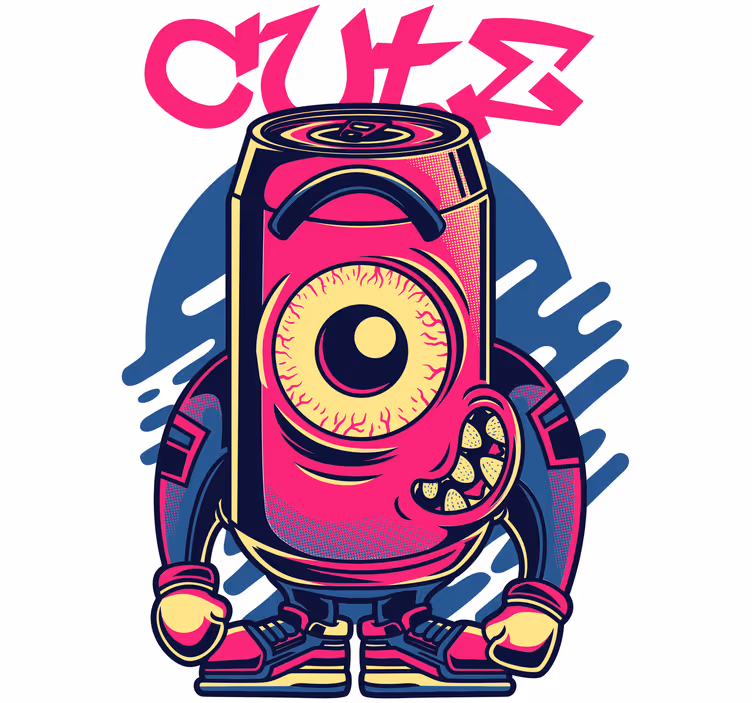 Blind teens adorable graffiti - TenStickers