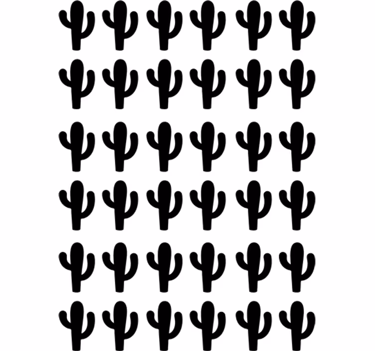 Blind teens cactus stickers - TenStickers
