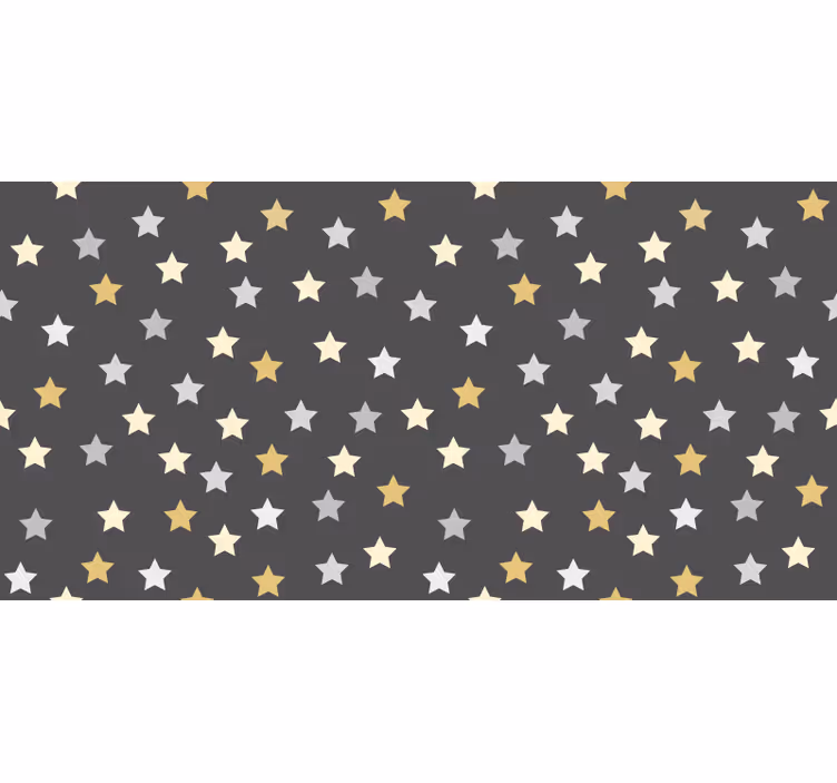 Blind teens golden stars kallax unit - TenStickers