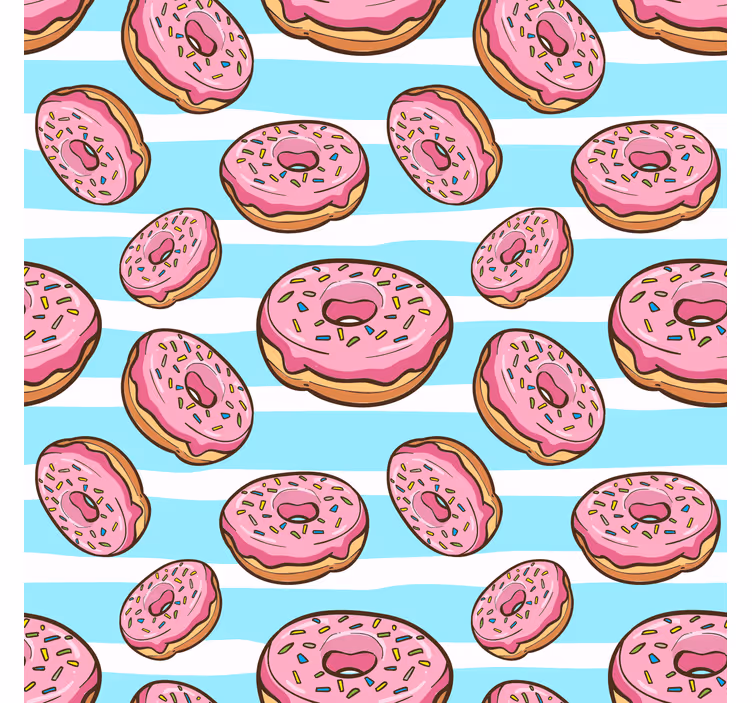 Blind teens don’t worry be happy with donut - TenStickers