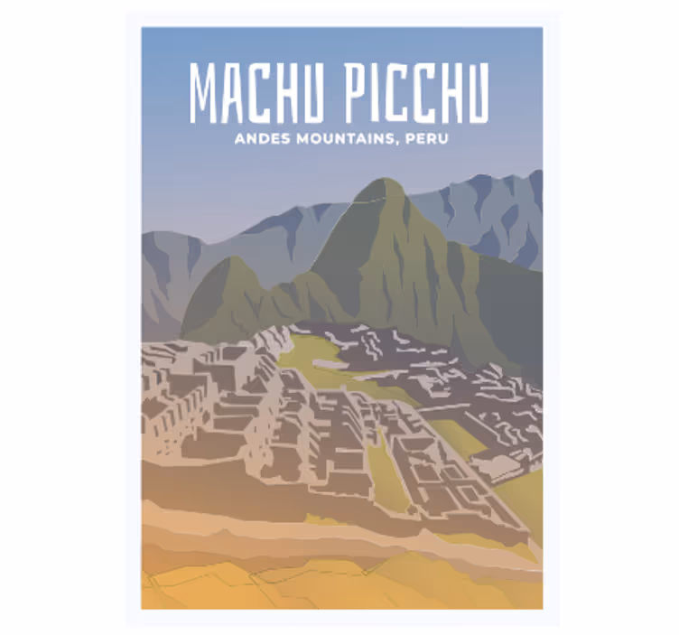 Blind teens exploring machu picchu adventure - TenStickers