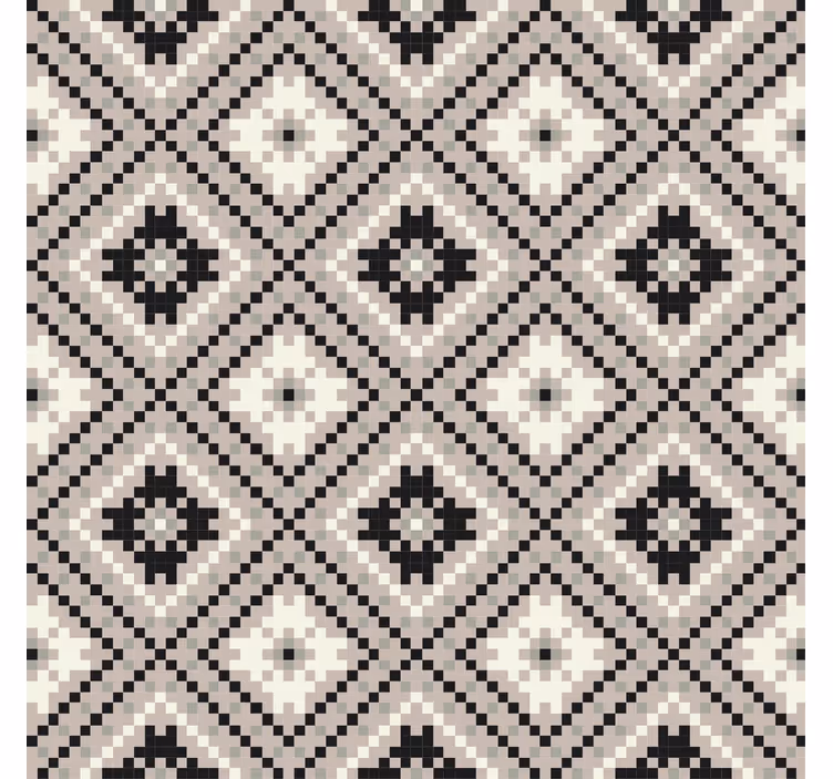 Blind beige nordic diamond design - TenStickers
