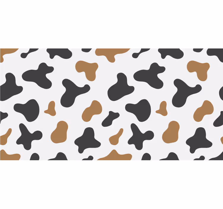 White window blind with cow print design - TenStickers
