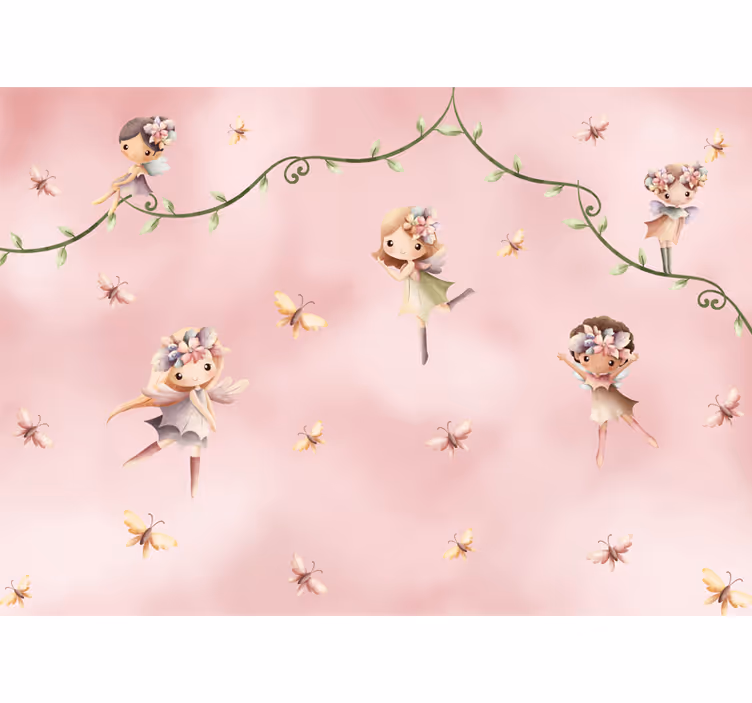 Nursery roller blind dreamy fairies design - TenStickers