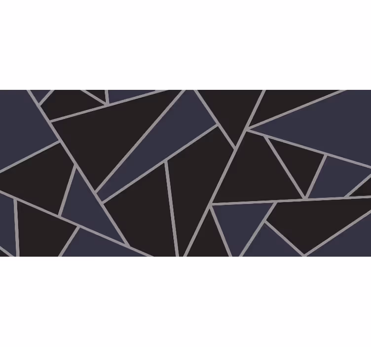 Black roller blind with ivory marble tile design - TenStickers