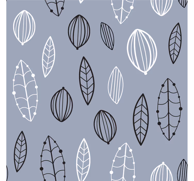 Bathroom blind nordic floral design - TenStickers