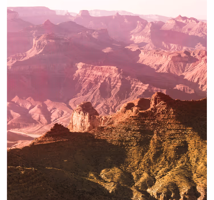 Blind office grand canyon inspired colors - TenStickers