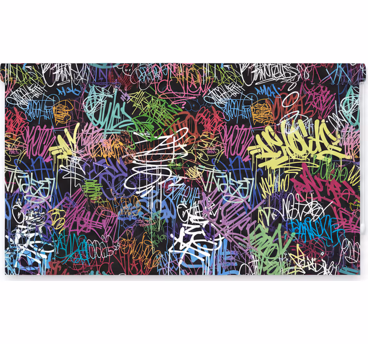 Blind teens street art canvas painting - TenStickers