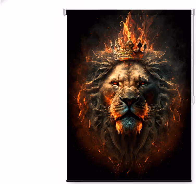 Blind teens: the fiery lion king - TenStickers