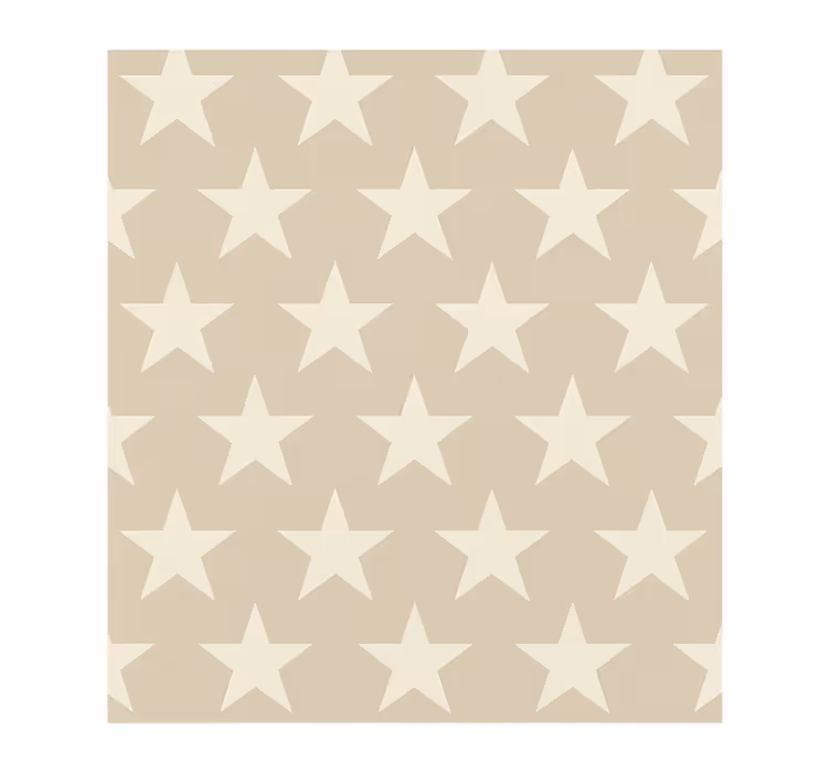 Blind teens in beige stars pattern - TenStickers