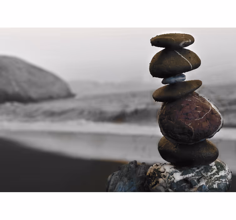 Zen blind zen tower stones - TenStickers