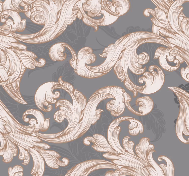 Outdoor blind in soft gray wallpaper - TenStickers