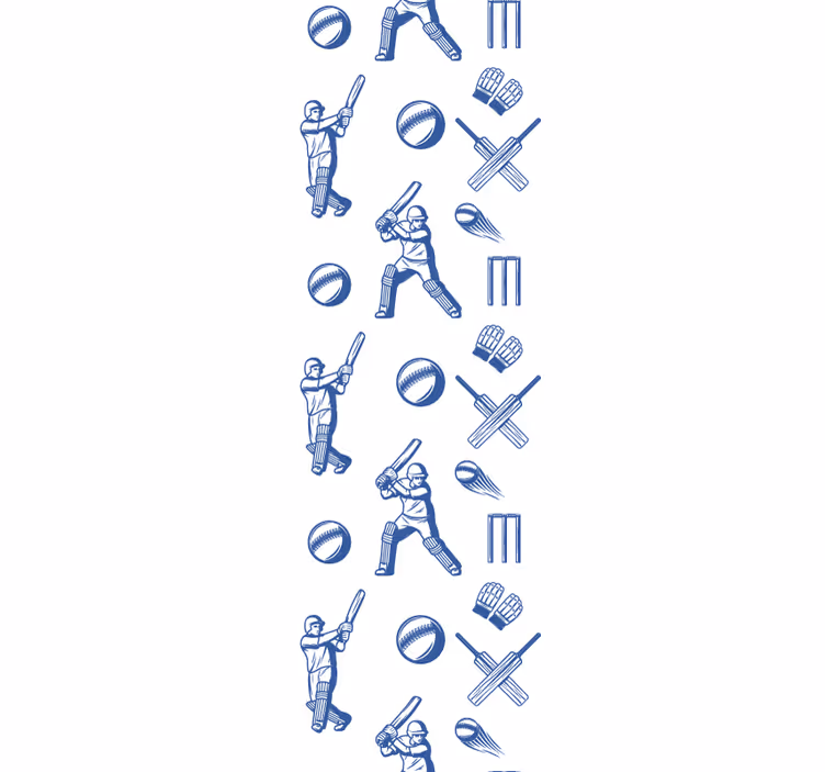 Blind teens cricket game for inclusive fun - TenStickers