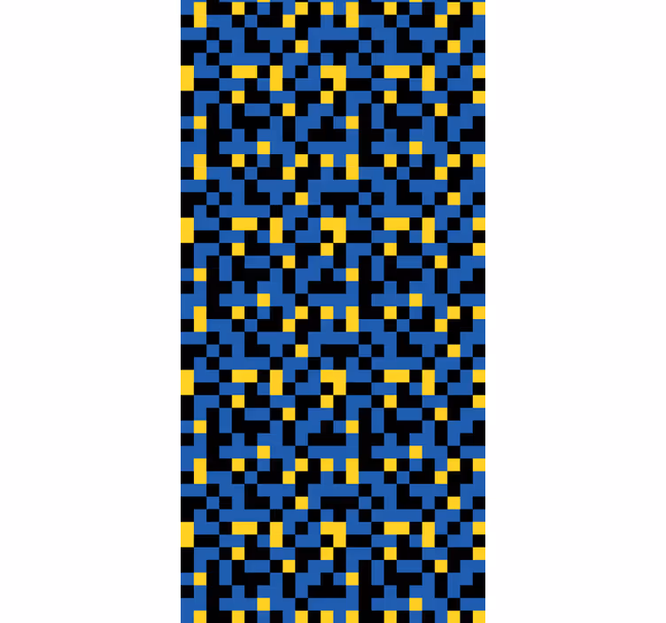 Blind teens 80's video game pattern design - TenStickers