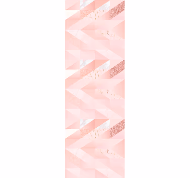 Blind teens girly pink geometric design - TenStickers