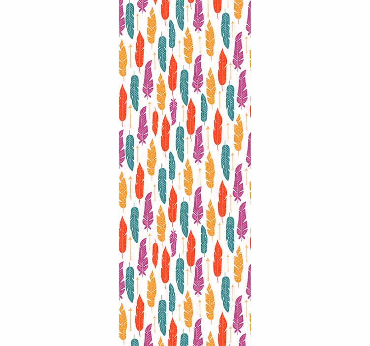 Blind teens ethnic feathers collection - TenStickers