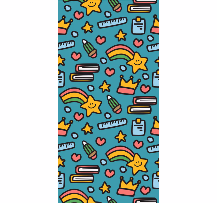 Blind teens cute child pattern - TenStickers