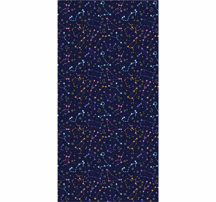Blind teens in a vibrant galaxy - TenStickers