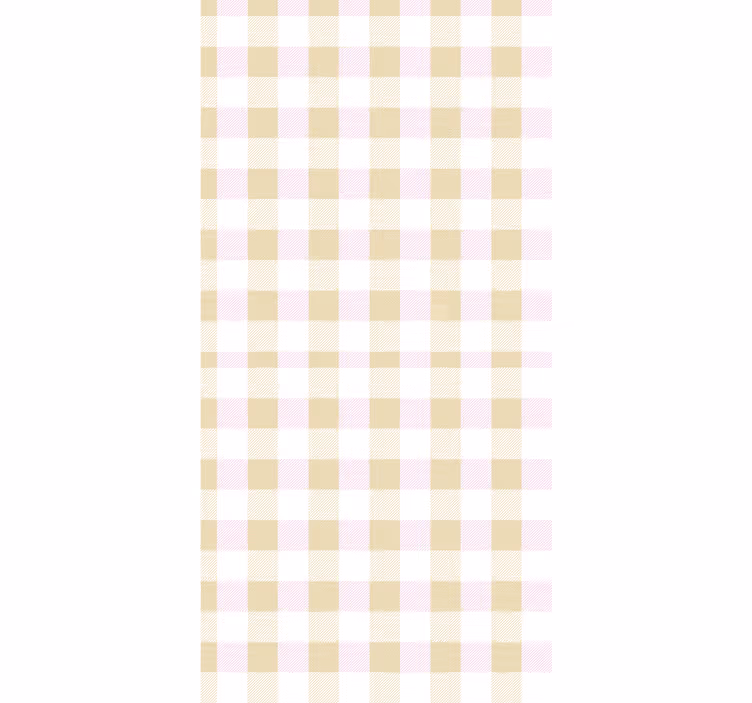 Blind teens pink and gold tartan - TenStickers
