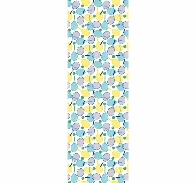 Blind teens colorful rackets patterns - TenStickers