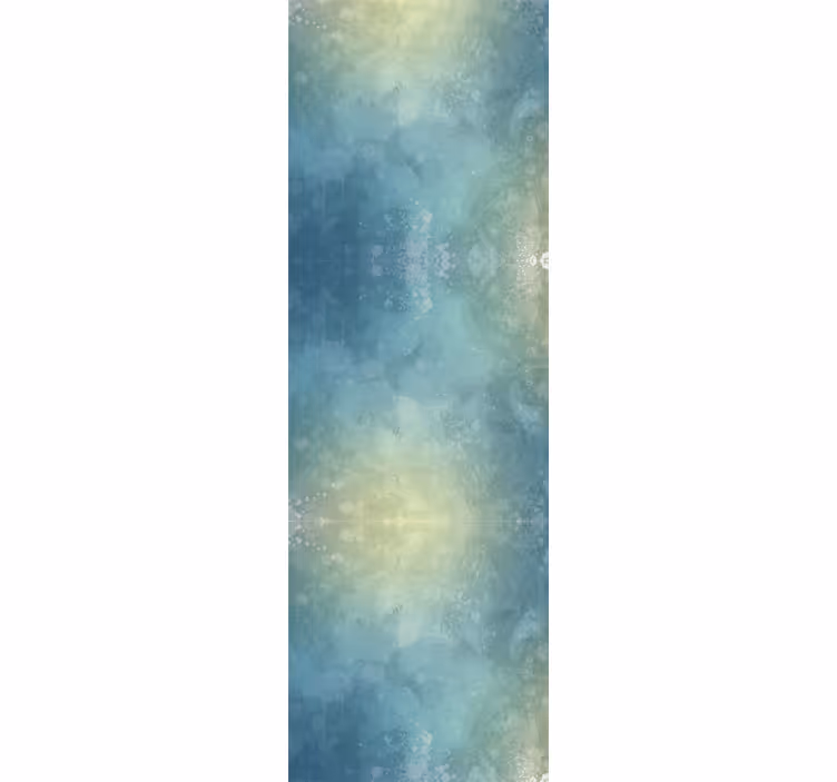 Blind teens eclectic decor blue sketch - TenStickers