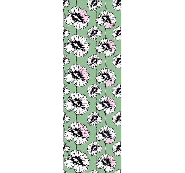 Blind teens wild daisy painted flower pattern - TenStickers