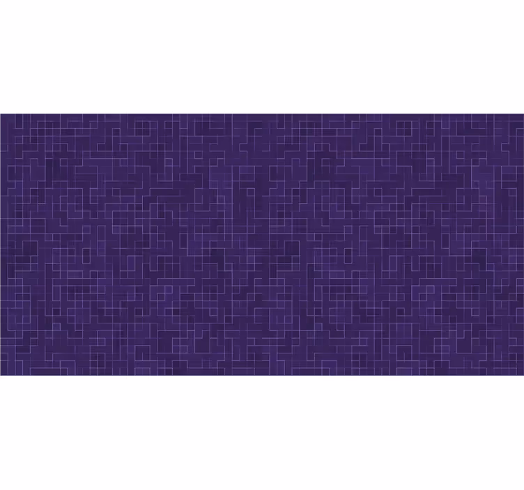 Abstract purple mosaic bathroom blind - TenStickers