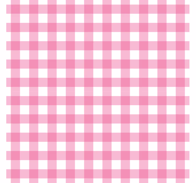 Bathroom blind in pink and white patterned squares - TenStickers