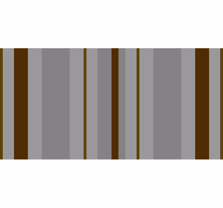 Gray and brown stripes bathroom blind - TenStickers