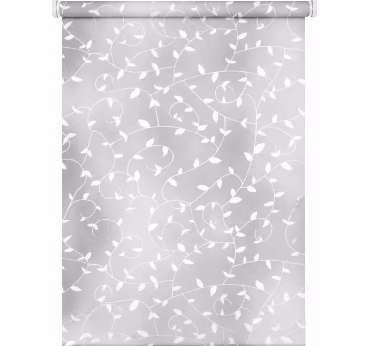 Hallway blind tree branches white and silver design - TenStickers