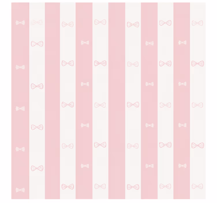 Blind pink bow tie stripes - TenStickers